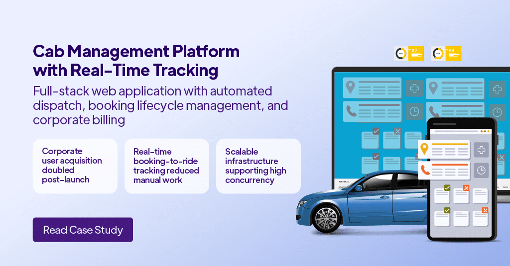 Cab Management Platform with Real-Time Tracking